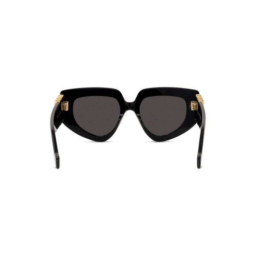 Loewe LW40154U - 01A - 51 Lunettes de soleil Noir Œil de chat