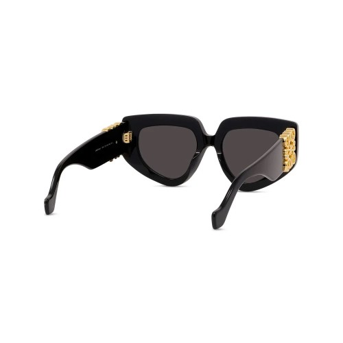 Loewe LW40154U - 01A - 51 Lunettes de soleil Noir Œil de chat