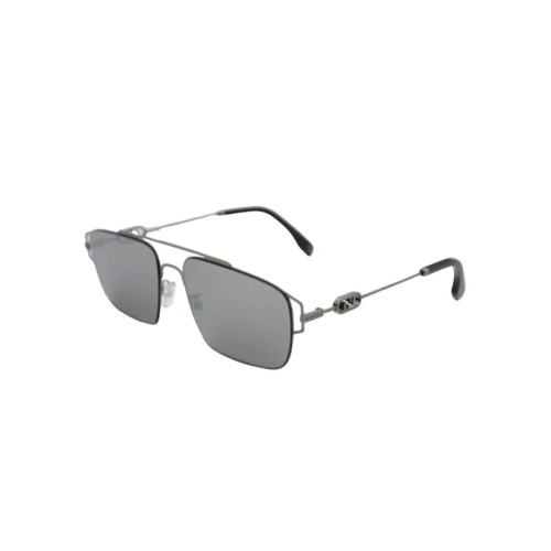 Fendi FE40090U - 14C - 56 Lunettes de soleil Noir Pilote (Aviateur)