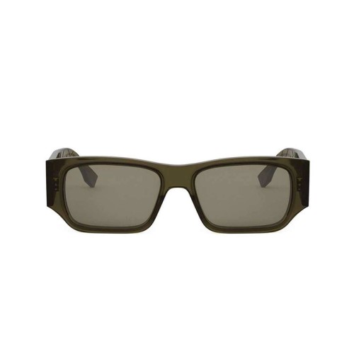 Fendi FE40144I - 96N - 54 Lunettes de soleil Vert Angulaire