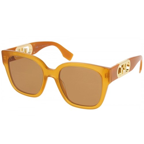 Fendi FE40063I - 44J - 54 Lunettes de soleil Orange Angulaire