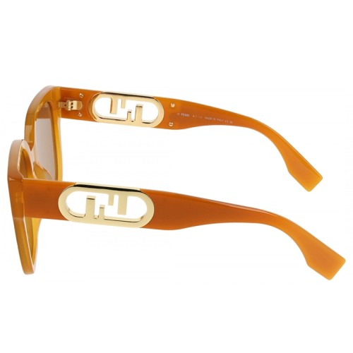 Fendi FE40063I - 44J - 54 Lunettes de soleil Orange Angulaire