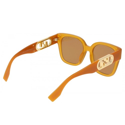 Fendi FE40063I - 44J - 54 Lunettes de soleil Orange Angulaire