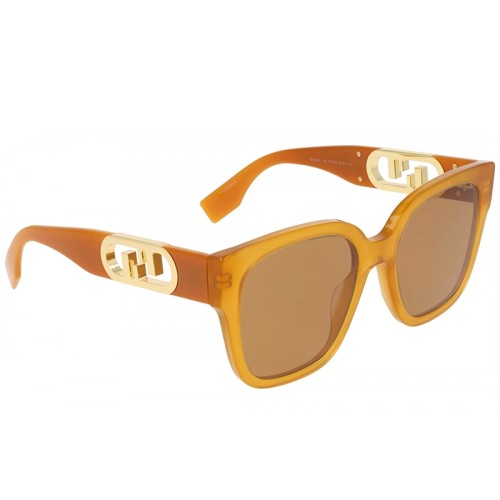 Fendi FE40063I - 44J - 54 Lunettes de soleil Orange Angulaire