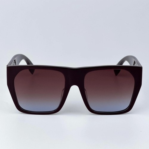 Fendi FE40124F - 81T - 57 Lunettes de soleil Violet Angulaire
