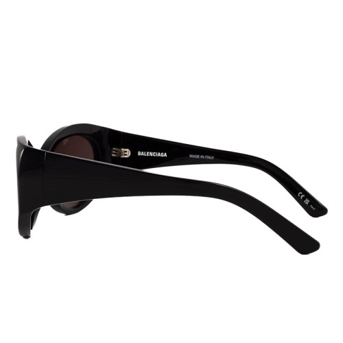 Balenciaga BB0267S - 001 - 57 Lunettes de soleil Noir Ovale