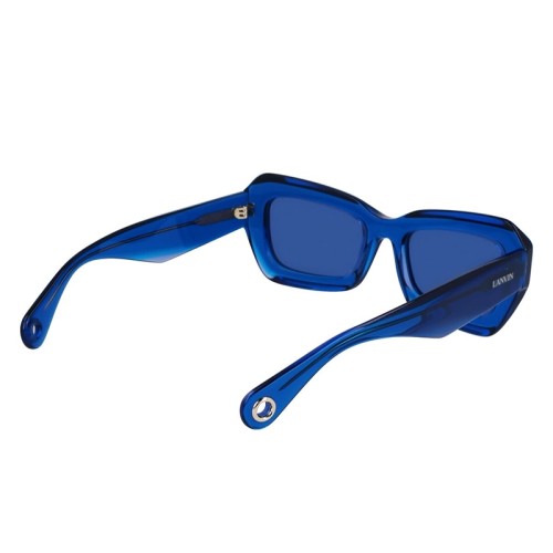 Lanvin LNV662S - 450 - 54 Lunettes de soleil Bleu Angulaire