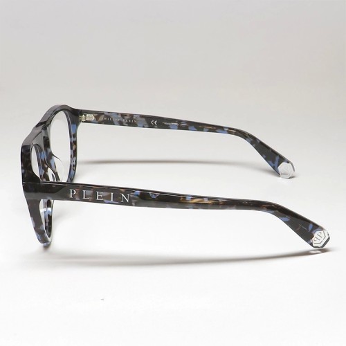 Philipp Plein VPP016 PASSION - 0L93 - 54 Cadres optiques Noir, Bleu, À motifs Pilote (Aviateur)