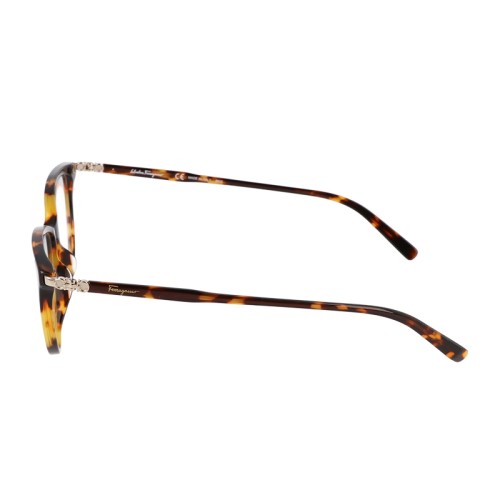 Salvatore Ferragamo SF2870 - 219 - 53 Cadres optiques Havane Œil de chat