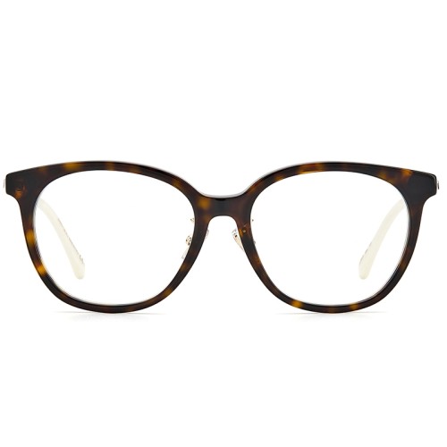 Jimmy Choo JC306/F - 086 - 53 Cadres optiques Havane, Or, Blanc Coussin arrondi