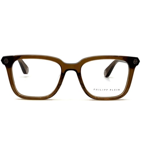 Philipp Plein VPP015 FIRST TOUCH - 03GE - 53 Cadres optiques Marron Angulaire