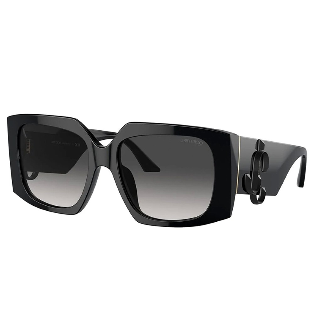 Jimmy Choo JC5006U - ​50008G - ​55 Lunettes de soleil Noir Angulaire