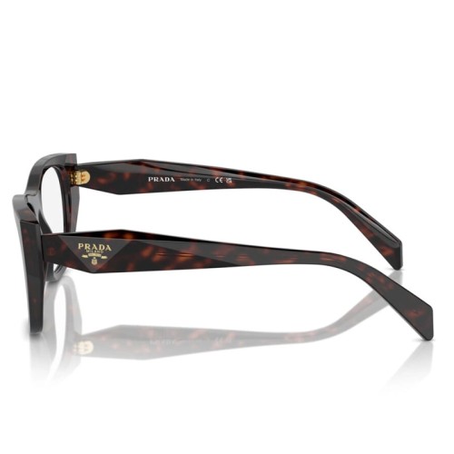 PRADA PR A18V - ​17N1O1 - ​52 Cadres optiques Havane foncé Œil de chat