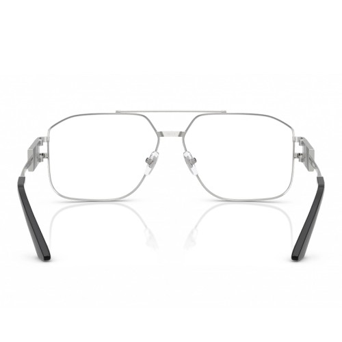 VERSACE VE1302 - ​1000 - ​59 Cadres optiques Argent, Noir Pilote (Aviateur)