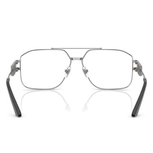VERSACE VE1302 - ​1001 - ​59 Cadres optiques Argent, Noir Pilote (Aviateur)