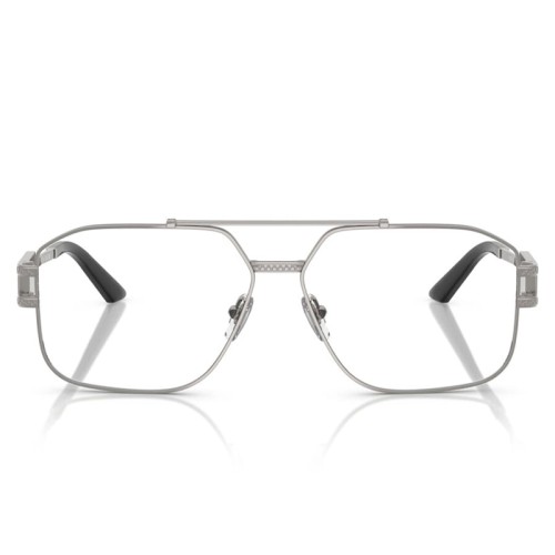 VERSACE VE1302 - ​1001 - ​59 Cadres optiques Argent, Noir Pilote (Aviateur)
