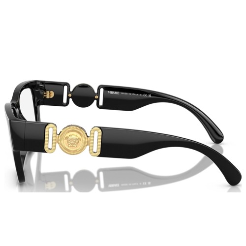 VERSACE VE3368U - ​GB1 - ​55 Cadres optiques Noir Angulaire