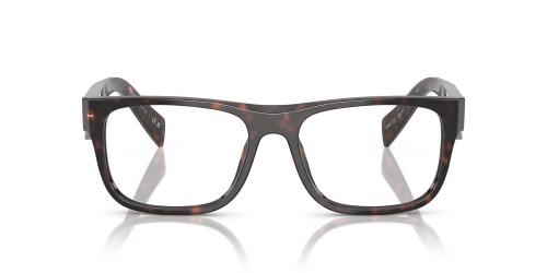 PRADA PR 22ZV - ​17N1O1 - ​55 Cadres optiques Havane foncé Angulaire