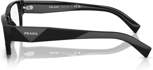 PRADA PR B09V - ​16K1O1 - ​57 Cadres optiques Noir Angulaire