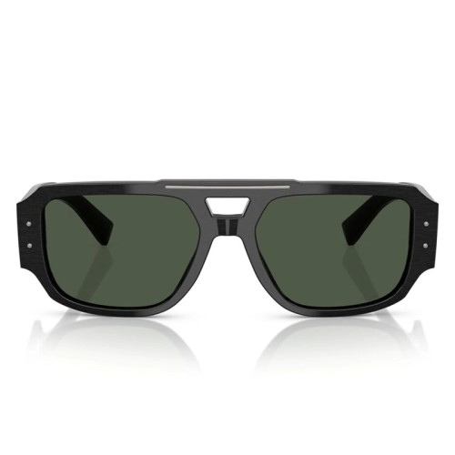 DOLCE & GABBANA DG4482 - ​28209A - ​57 Lunettes de soleil Noir Pilote (Aviateur)