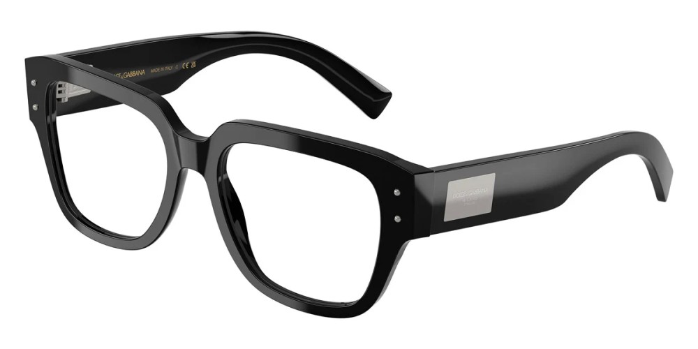 DOLCE & GABBANA DG3405 - ​501 - ​54 Cadres optiques Noir Angulaire