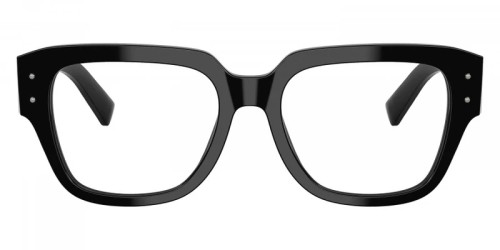 DOLCE & GABBANA DG3405 - ​501 - ​54 Cadres optiques Noir Angulaire