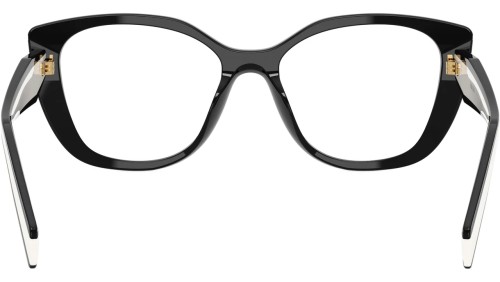 PRADA PR B04V - ​16K1O1 - ​53 Cadres optiques Noir, Blanc Œil de chat