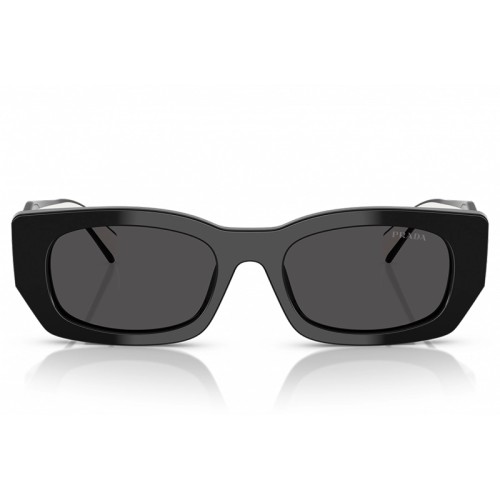 PRADA PR B05S - ​09Q08Z - ​53 Lunettes de soleil Noir, Blanc Angulaire