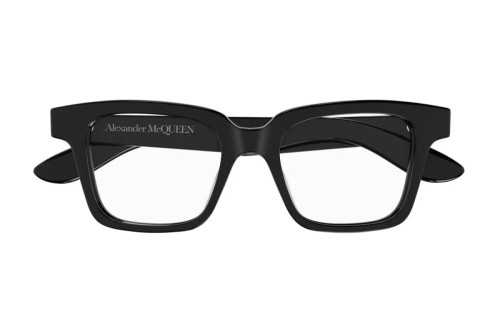 Alexander McQueen AM0385O - 001 - 49 Cadres optiques Noir Angulaire