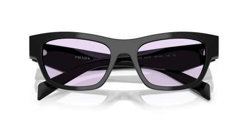PRADA PR B09S - ​16K40J - ​54 Lunettes de soleil Noir Angulaire