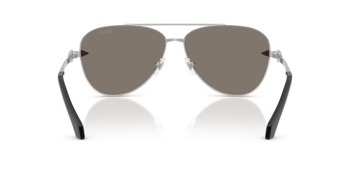 VERSACE VE2283 - ​10006G - ​61 Lunettes de soleil Argent, Noir Pilote (Aviateur)