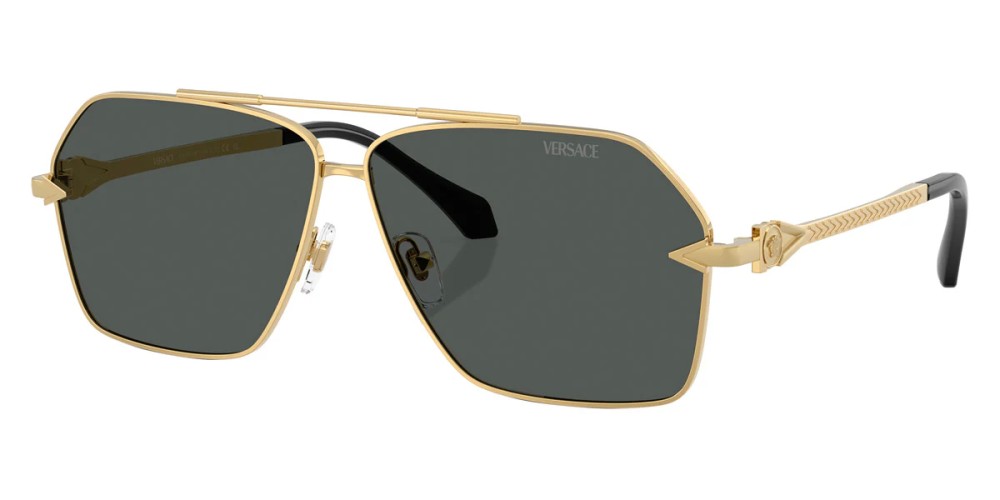 VERSACE VE2284 - ​100287 - ​63 Lunettes de soleil Pilote (Aviateur)