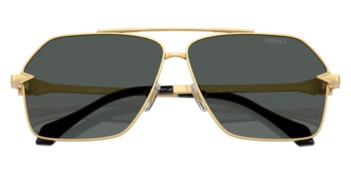 VERSACE VE2284 - ​100287 - ​63 Lunettes de soleil Pilote (Aviateur)