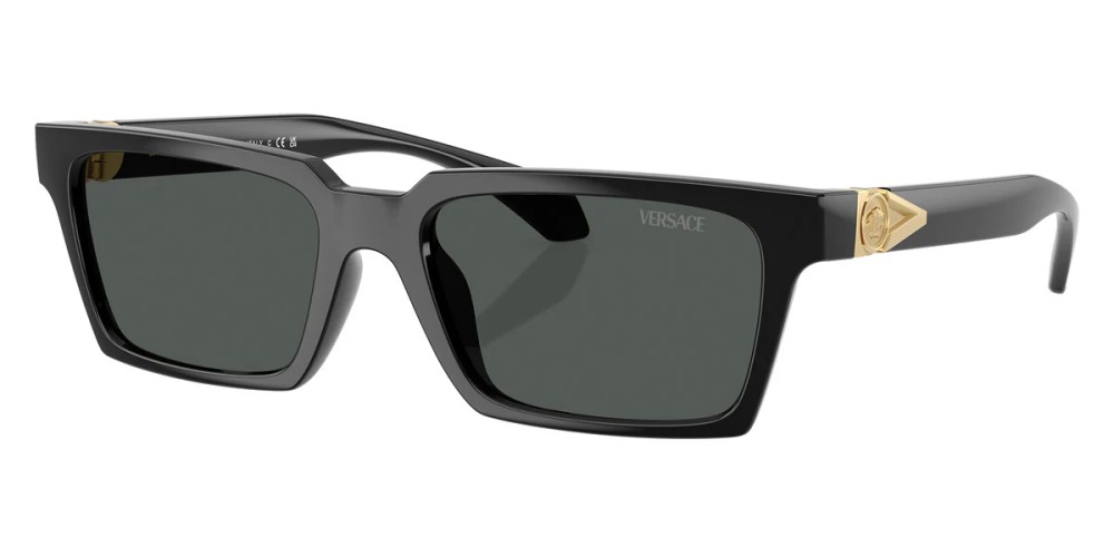VERSACE VE4490U - ​GB1/87 - ​55 Lunettes de soleil Noir Angulaire