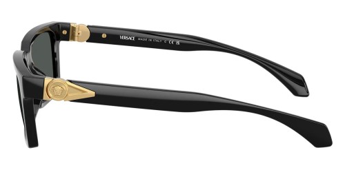 VERSACE VE4490U - ​GB1/87 - ​55 Lunettes de soleil Noir Angulaire