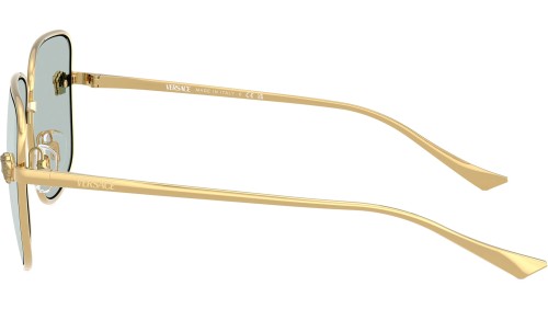 VERSACE VE2282 - ​10029C - ​59 Lunettes de soleil Or Angulaire