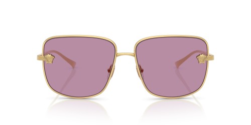 VERSACE VE2282 - ​1002AK - ​59 Lunettes de soleil Or Angulaire