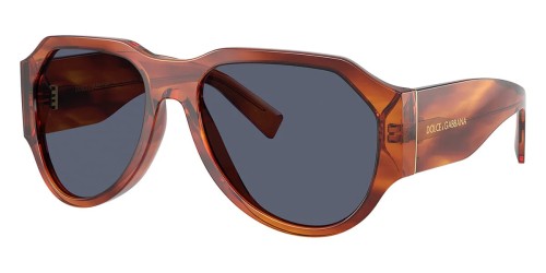 DOLCE & GABBANA DG4504 - ​32212V - ​58 Lunettes de soleil Havane Pilote (Aviateur)