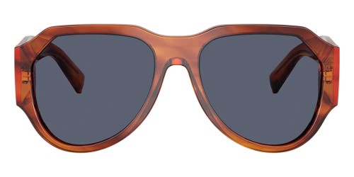 DOLCE & GABBANA DG4504 - ​32212V - ​58 Lunettes de soleil Havane Pilote (Aviateur)