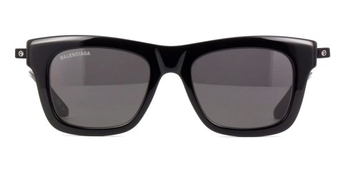 Balenciaga BB0161S - 001 - 52 Lunettes de soleil Noir Angulaire