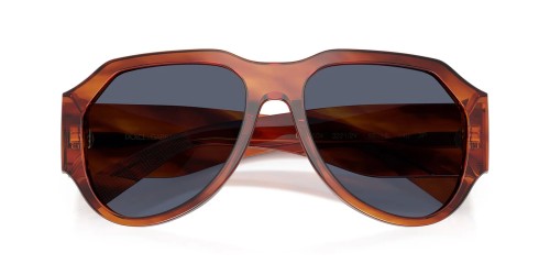 DOLCE & GABBANA DG4504 - ​32212V - ​58 Lunettes de soleil Havane Pilote (Aviateur)