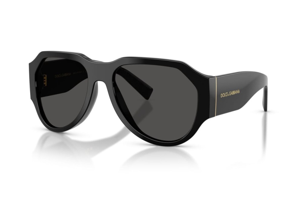 DOLCE & GABBANA DG4504 - ​501/87 - ​58 Lunettes de soleil Noir Pilote (Aviateur)
