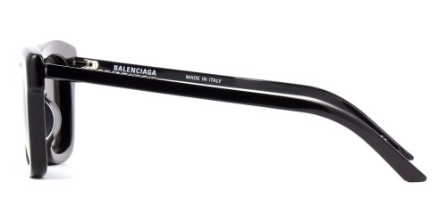 Balenciaga BB0161S - 001 - 52 Lunettes de soleil Noir Angulaire
