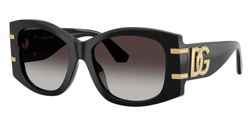 DOLCE & GABBANA DG4501 - ​501/8G - ​54 Lunettes de soleil Noir Papillon