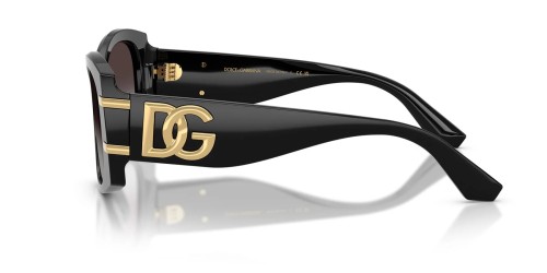 DOLCE & GABBANA DG4501 - ​501/8G - ​54 Lunettes de soleil Noir Papillon