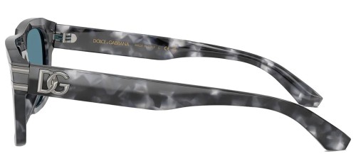 DOLCE & GABBANA DG4496 - ​3445/1 - ​54 Lunettes de soleil Havane gris Angulaire