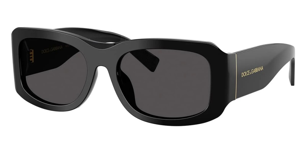 DOLCE & GABBANA DG4503 - ​501/87 - ​57 Lunettes de soleil Noir Angulaire