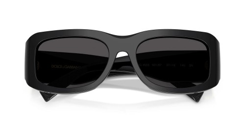 DOLCE & GABBANA DG4503 - ​501/87 - ​57 Lunettes de soleil Noir Angulaire