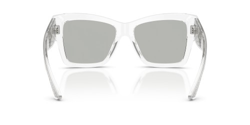 DOLCE & GABBANA DG4493 - ​31338V - ​55 Lunettes de soleil Transparent, Argent Angulaire
