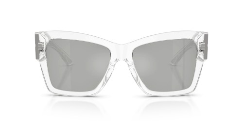 DOLCE & GABBANA DG4493 - ​31338V - ​55 Lunettes de soleil Transparent, Argent Angulaire